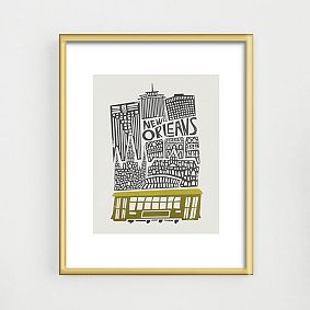 New Orleans Cityscape Art