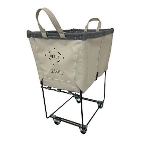 Steele Canvas Elevated Small Rectangle Basket on Wheels
