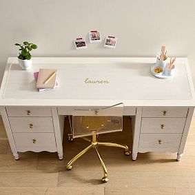 Personalized Clear Hard Acrylic Desk Mat