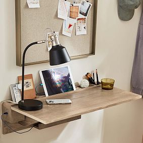 Mini Taylor Desk Lamp with USB Port (18")