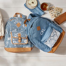Northfield Camilla Floral Light Blue Backpack &amp; Cold Pack Lunch Bundle