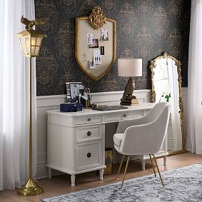 Velvet Baylor Stationary Desk Chair