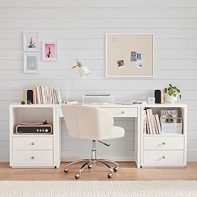 Keaton Writing Desk &amp; Bookcase Set (84")