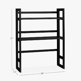 Dorm Foldable Wooden Desk Hutch (28")