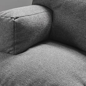 Tweed Charcoal Eco Lounger