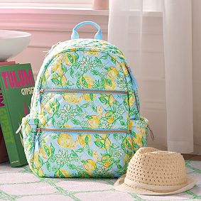 Lilly Pulitzer Quilted Make Lemonade Backpack