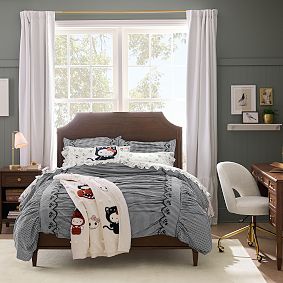 Belgian Linen Ruffle Blackout Curtain