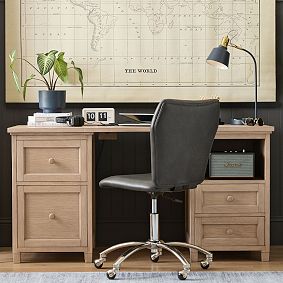Beadboard Smart Storage Desk (59.5")