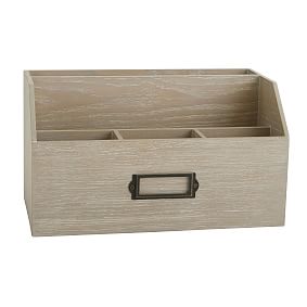 Classic Wooden Desk Organizer