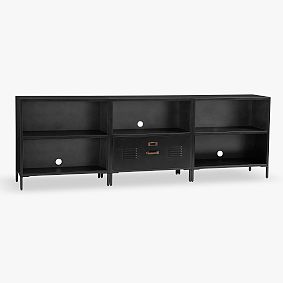 Locker Drawer &amp; Double Cubby Bookcase Set (90")