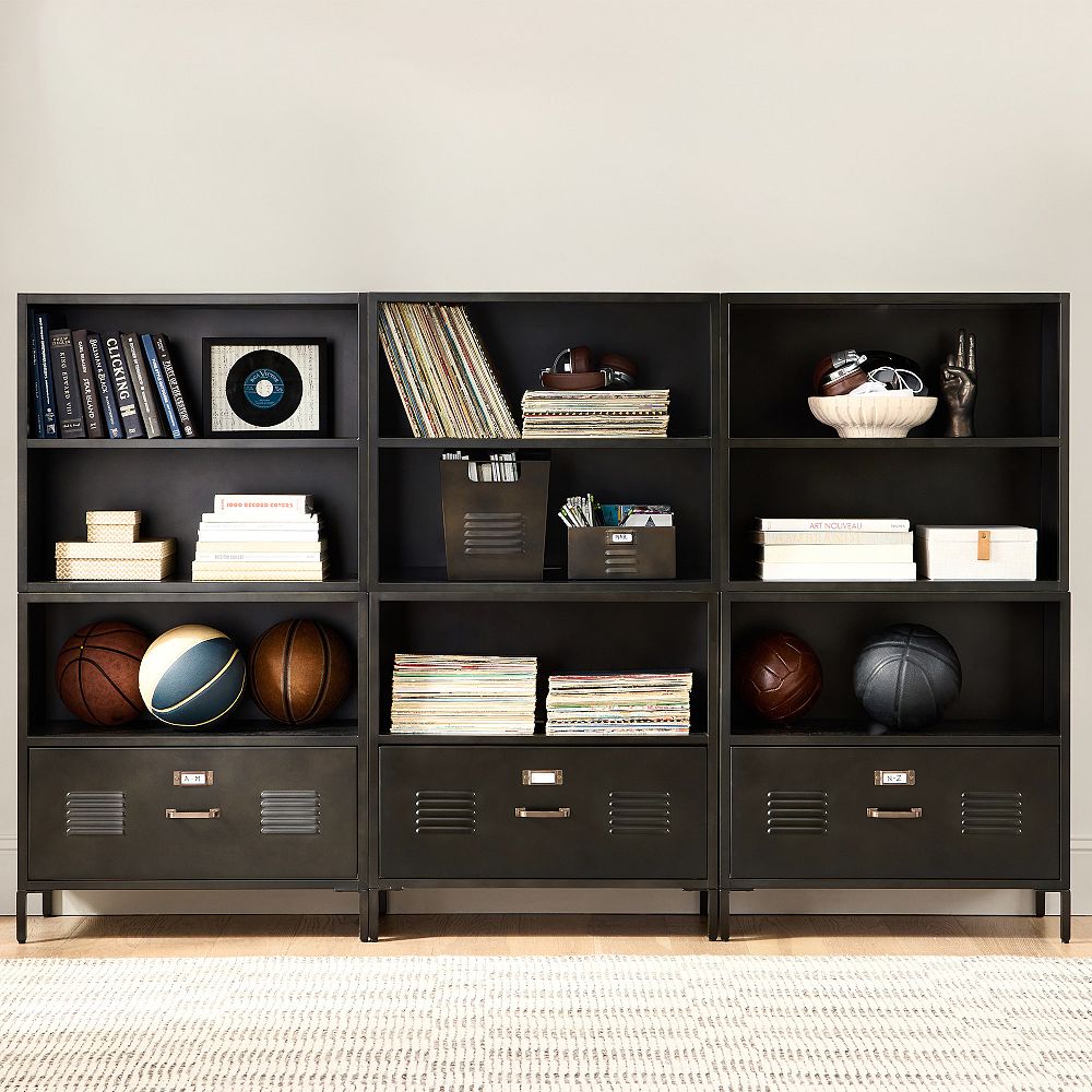 Locker Drawer System Locker 2-Cubby Wall System with Drawers | Pottery Barn Teen