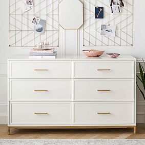 Blaire 6-Drawer Wide Dresser (56w x 19d")