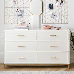Blaire 6-Drawer Wide Dresser (56w x 19d")