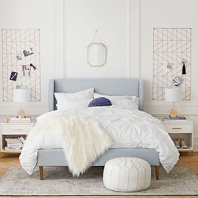 Gold Metal Framed Hanging Mirror