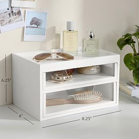 Wood &amp; Acrylic Storage Organizer