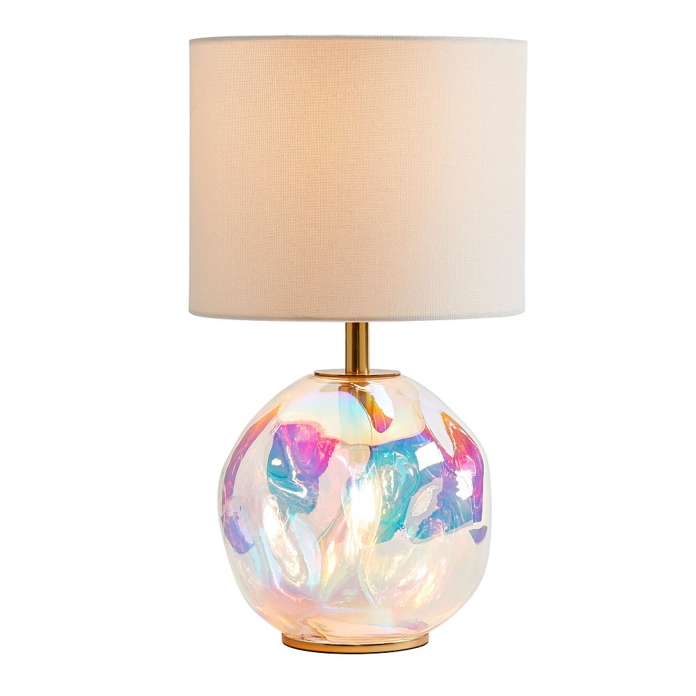 Iridescent Globe Table Lamp (18")