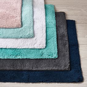 Quick-Dry Towel &amp; Bath Mat Bundle - Light Gray