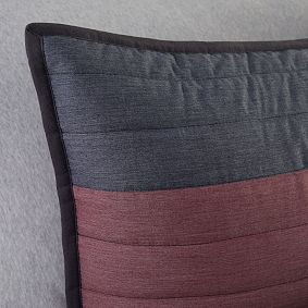 Bold Rugby Striped Washed Quilt