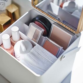 Makeup Organizer with Mirror