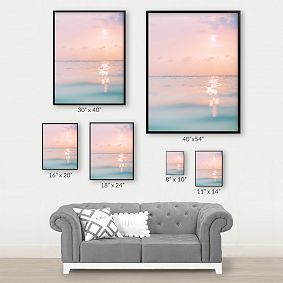 Minted® Sorbet Sea Framed Art by Kamala Nahas