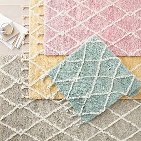 Plant Dyed Recycled Wool Rug - Aqua