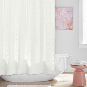Tufted Pom Shower Curtain