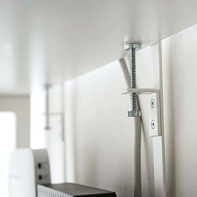 Under-Desk Cable &amp; Router Storage Rack