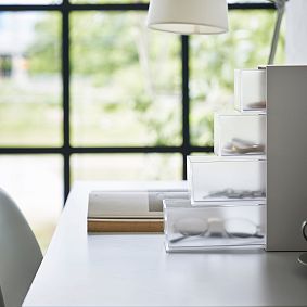 Countertop Storage Tower with Drawers