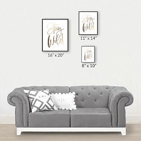 Minted® Stay Wild Framed Art