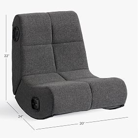 Charcoal Tweed Mini Gaming Chair