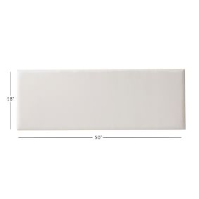 Full Length No Nails Frameless Linen Pinboard (18"x50")