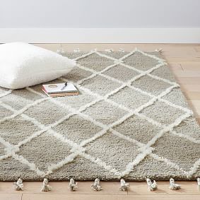 Plant Dyed Recycled Wool Rug - Grey