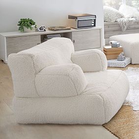 Sherpa Ivory Eco Lounger