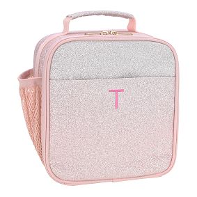 Gear-Up Blush Ombre Glitter Lunch Boxes