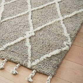 Plant Dyed Recycled Wool Rug - Grey