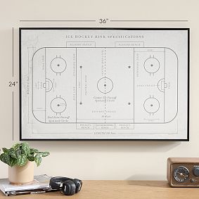 Hockey Vintage Framed Sports Art