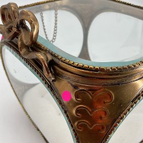 Open Box: LoveShackFancy Bow Jewelry Box - Gold