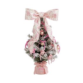 Open Box: LoveShackFancy Decorated Mini Tree - Pink