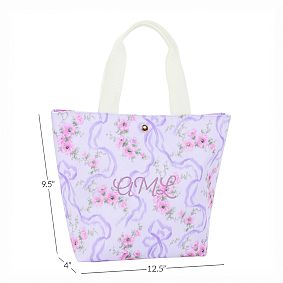 LoveShackFancy Lavender Fete de Leau Colby Lunch Tote
