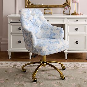 LoveShackFancy Tufted Desk Chair