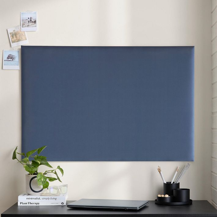 No Nails Dorm Pinboard, Chambray