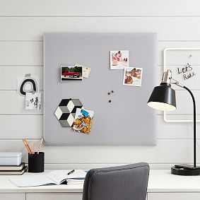 Open Box: No Nails Frameless Square Pinboard (24") - Light Gray