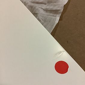 Open Box: Slim Get-Ready Beauty Station - White, Tuscan Gold