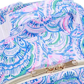 Lilly Pulitzer Happy As A Clam Backpack and Slim Water Bottle Bundle