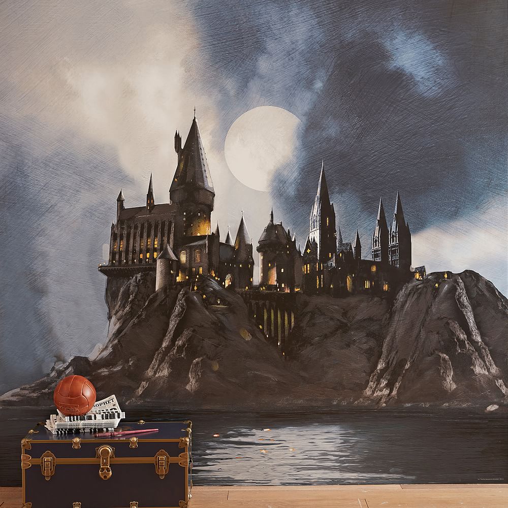 Harry Potter Hogwarts Castle Mural Wallpaper