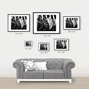 Minted® Guitars, Monochrome Framed Art by A. Ruediger