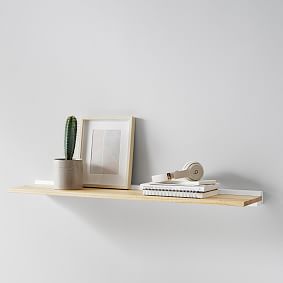 White Modern Wall Shelves (24"-36")