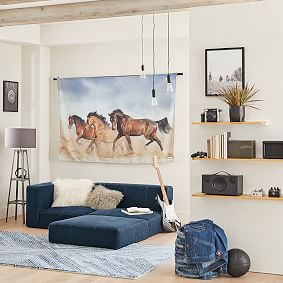 White Modern Wall Shelves (24"-36")