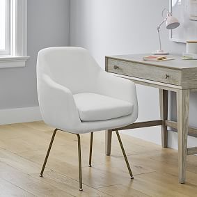 Open Box:  Performance Everyday Velvet Baylor Stationary Desk Chair - Gray
