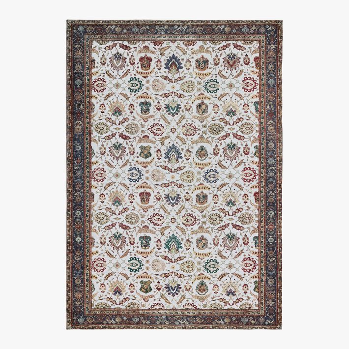 Harry Potter™ Hogwarts™ Crest Washable Rug | Pottery Barn Teen